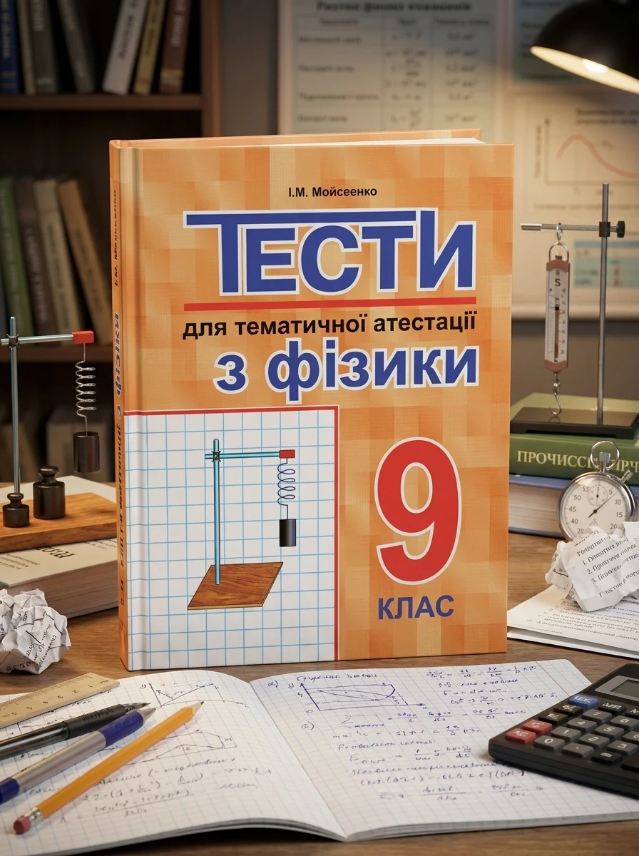 Тести для тематичної атестації з фізики. 9 клас — Вивчення мов