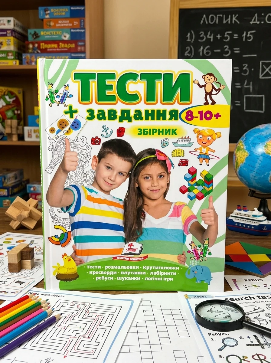 Тести і завдання. Збірник для дітей від 8-10 років — Дитячі книги