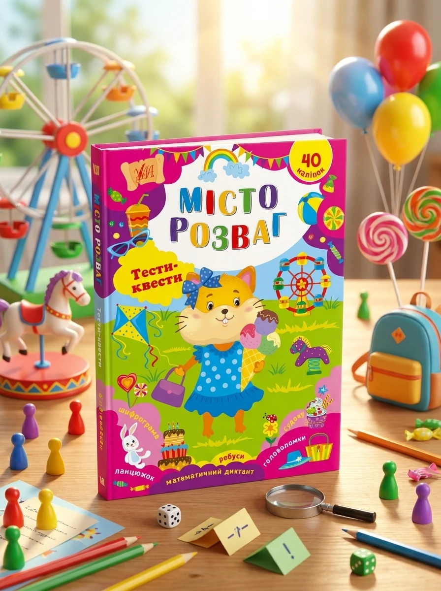 Тести-квести. Місто розваг — Дитяча література