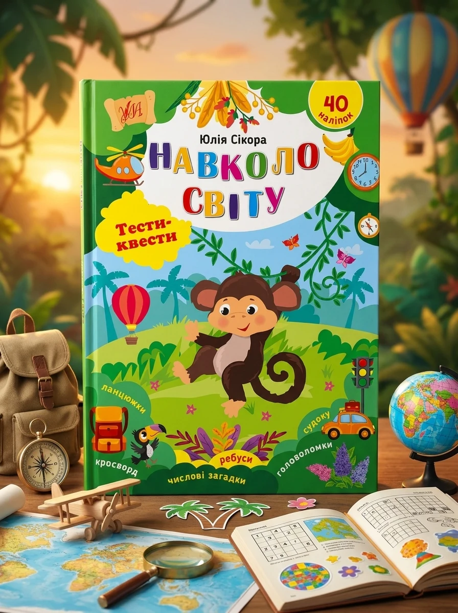 Тести-квести. Навколо світу — Дитяча література