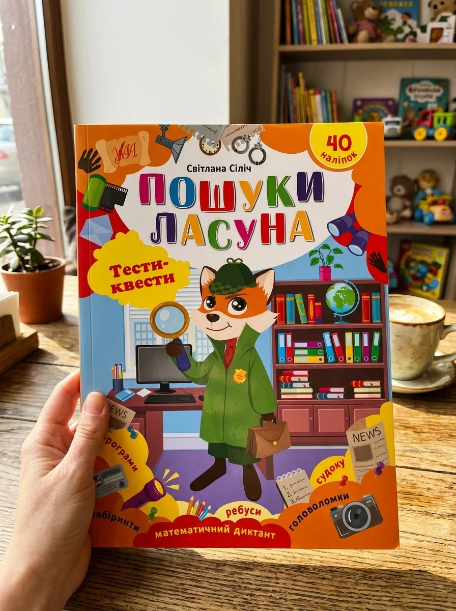 Тести-квести. Пошуки ласуна — Дитяча література