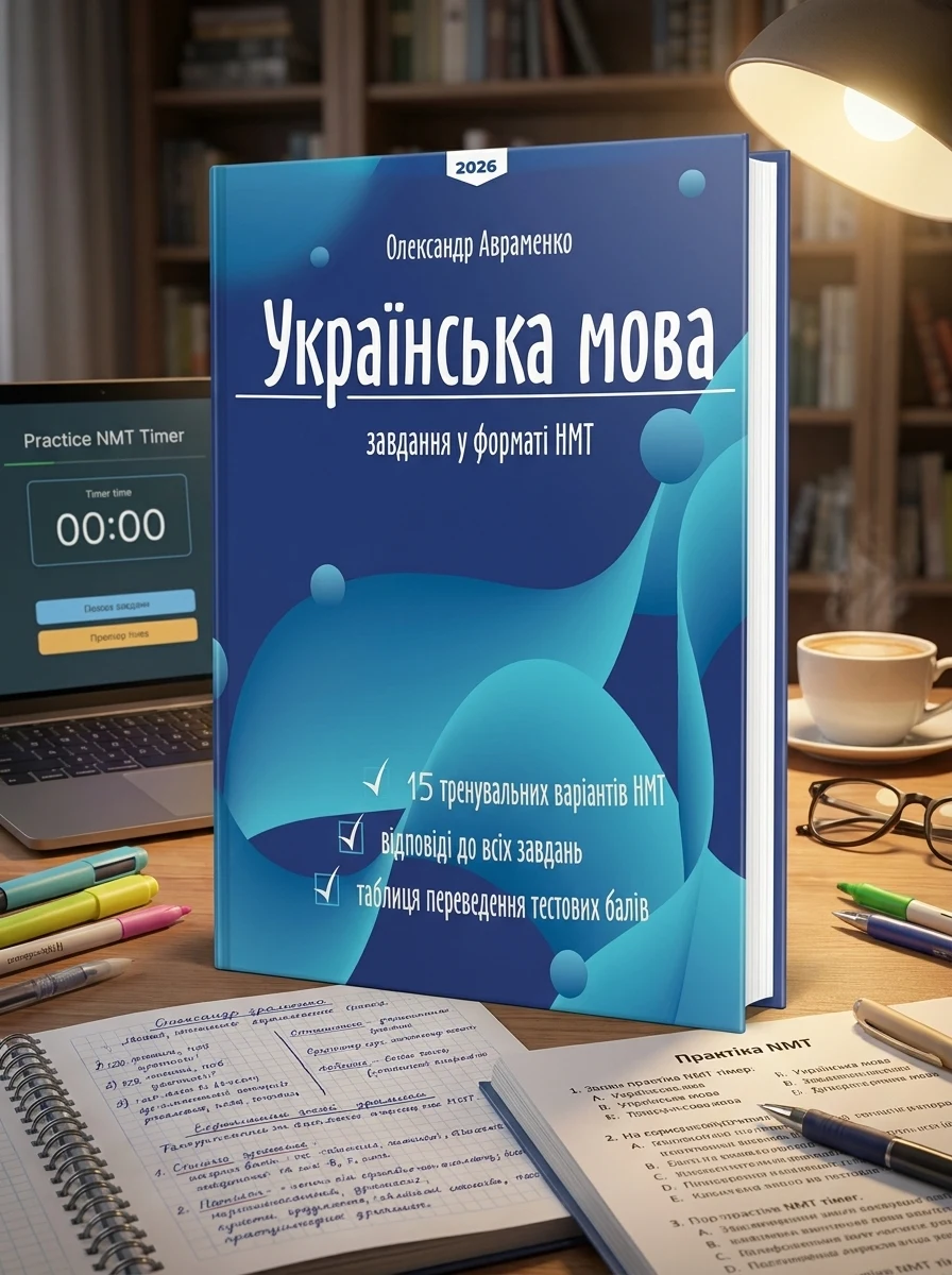 Тести НМТ. Українська мова. Тестові завдання у форматі НМТ 2026 — Вивчення мов