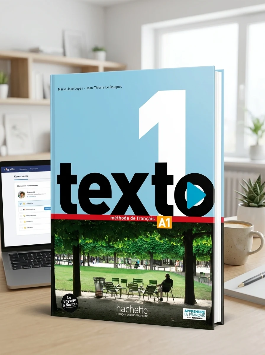 Texto. Niveau 1. Livre de l'eleve + DVD-ROM + manuel numerique eleve — Вивчення мов