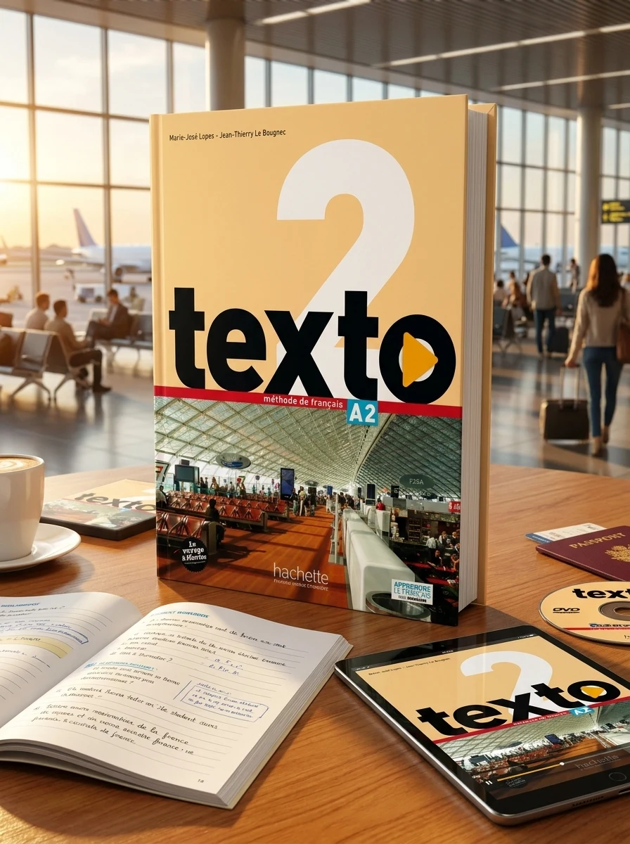 Texto. Niveau 2. Livre de l'eleve + DVD-ROM + manuel numerique eleve — Вивчення мов