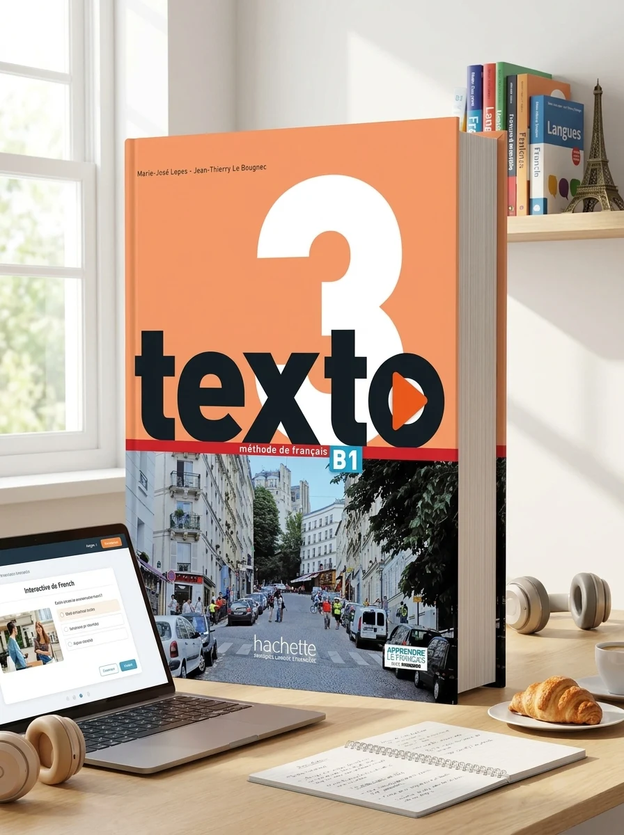 Texto. Niveau 3. Livre de l'eleve + DVD-ROM + manuel numerique — Вивчення мов