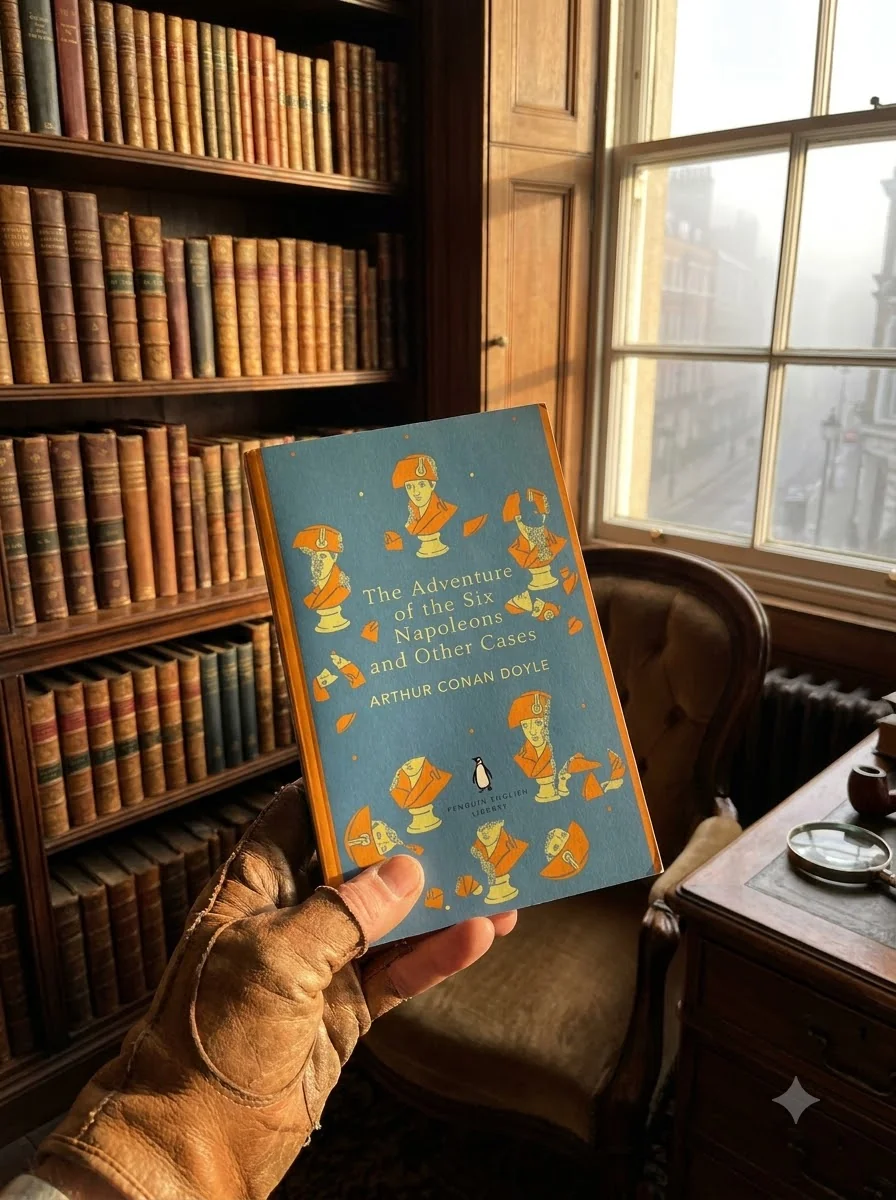 Adventure of the Six Napoleons and Other Cases — Артур Конан Дойл, обкладинка