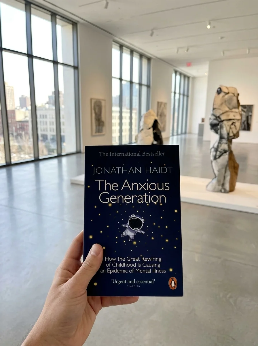 The Anxious Generation — Джонатан Гайдт, обкладинка