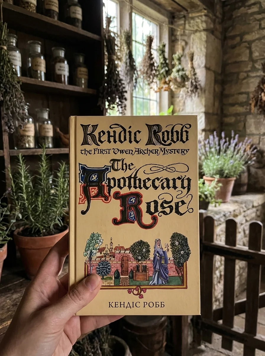The Apothecary Rose — Кендіс Робб, обкладинка