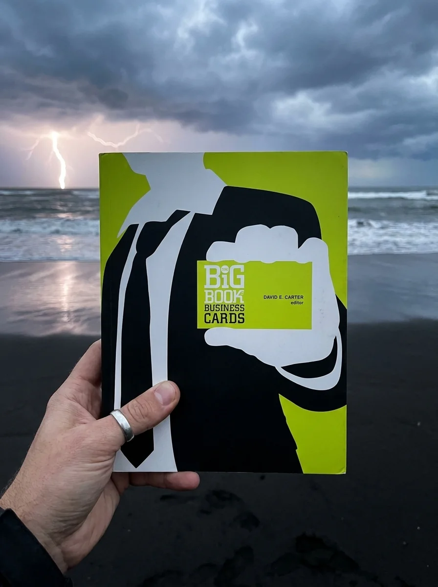 The Big Book of Business Cards — Девід Е. Картер, обкладинка