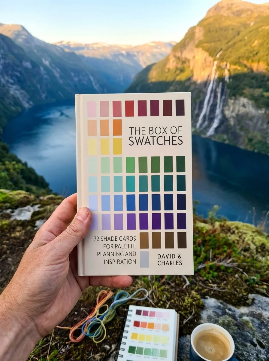 The Box of Swatches. 72 Shade Cards for Palette Planning and Inspiration, обкладинка