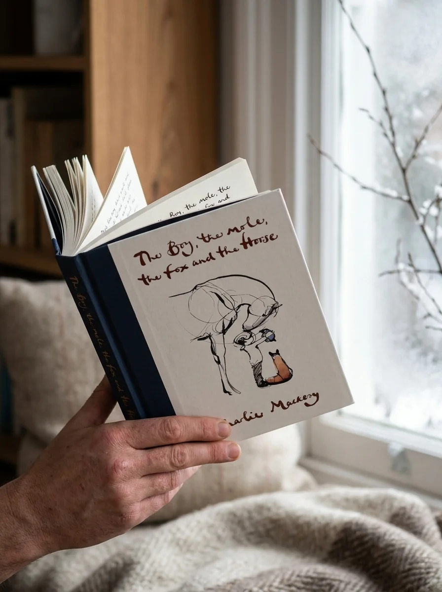 The Boy, The Mole, The Fox and The Horse — Чарлі Маккезі, обкладинка