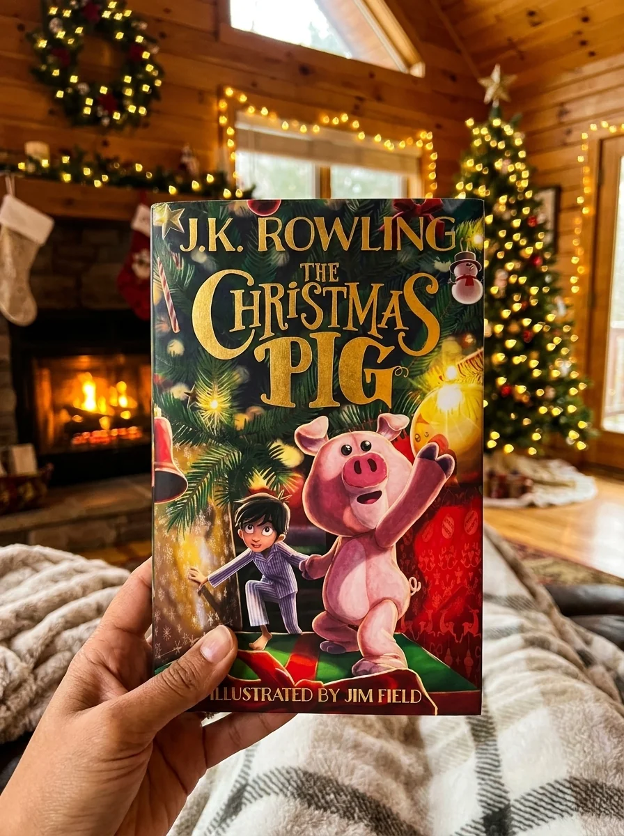 The Christmas Pig — Джоан Ролінґ, обкладинка