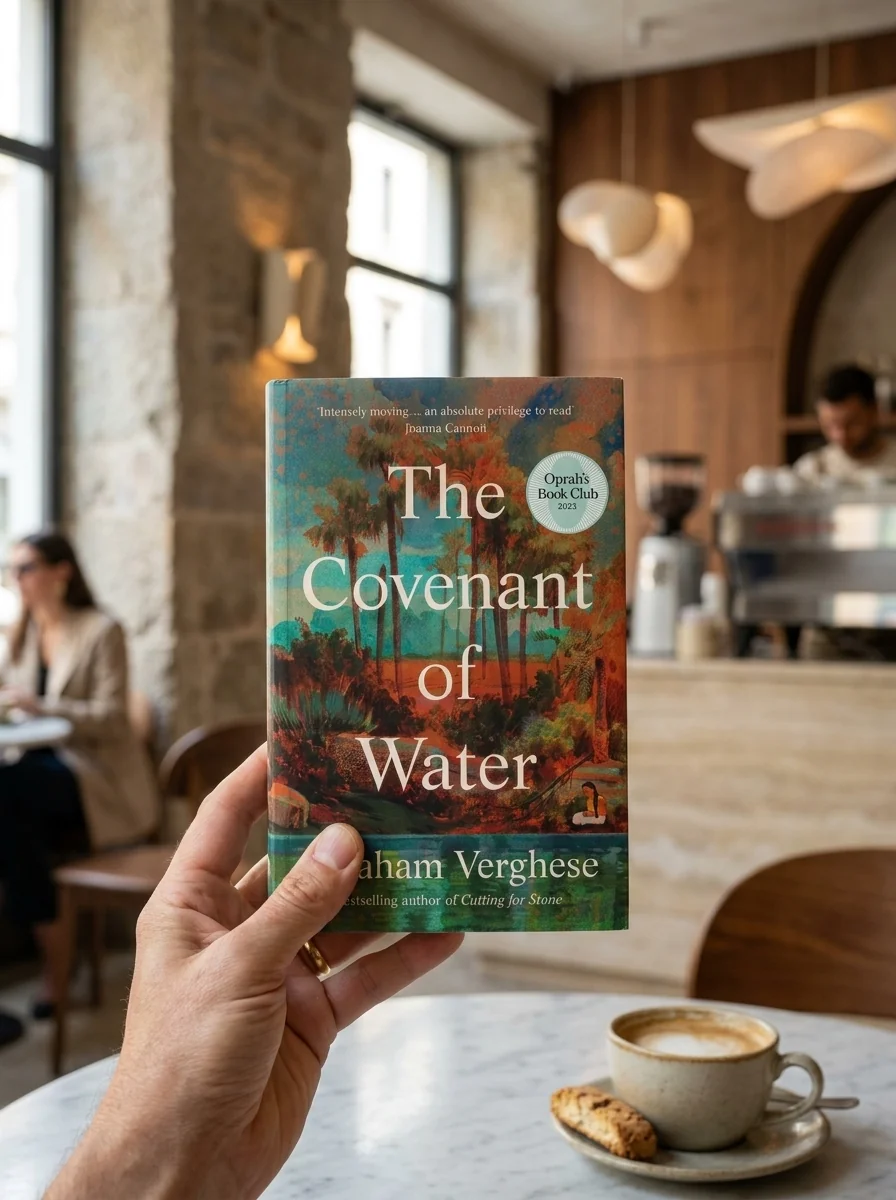 The Covenant of Water — Абрахам Вергезе, обкладинка