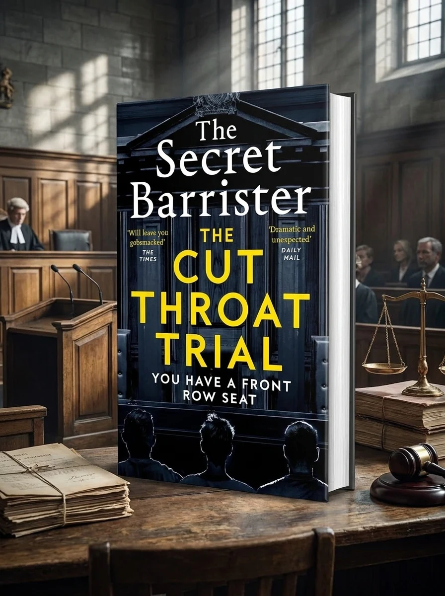 The Cut Throat Trial — The Secret Barrister, обкладинка