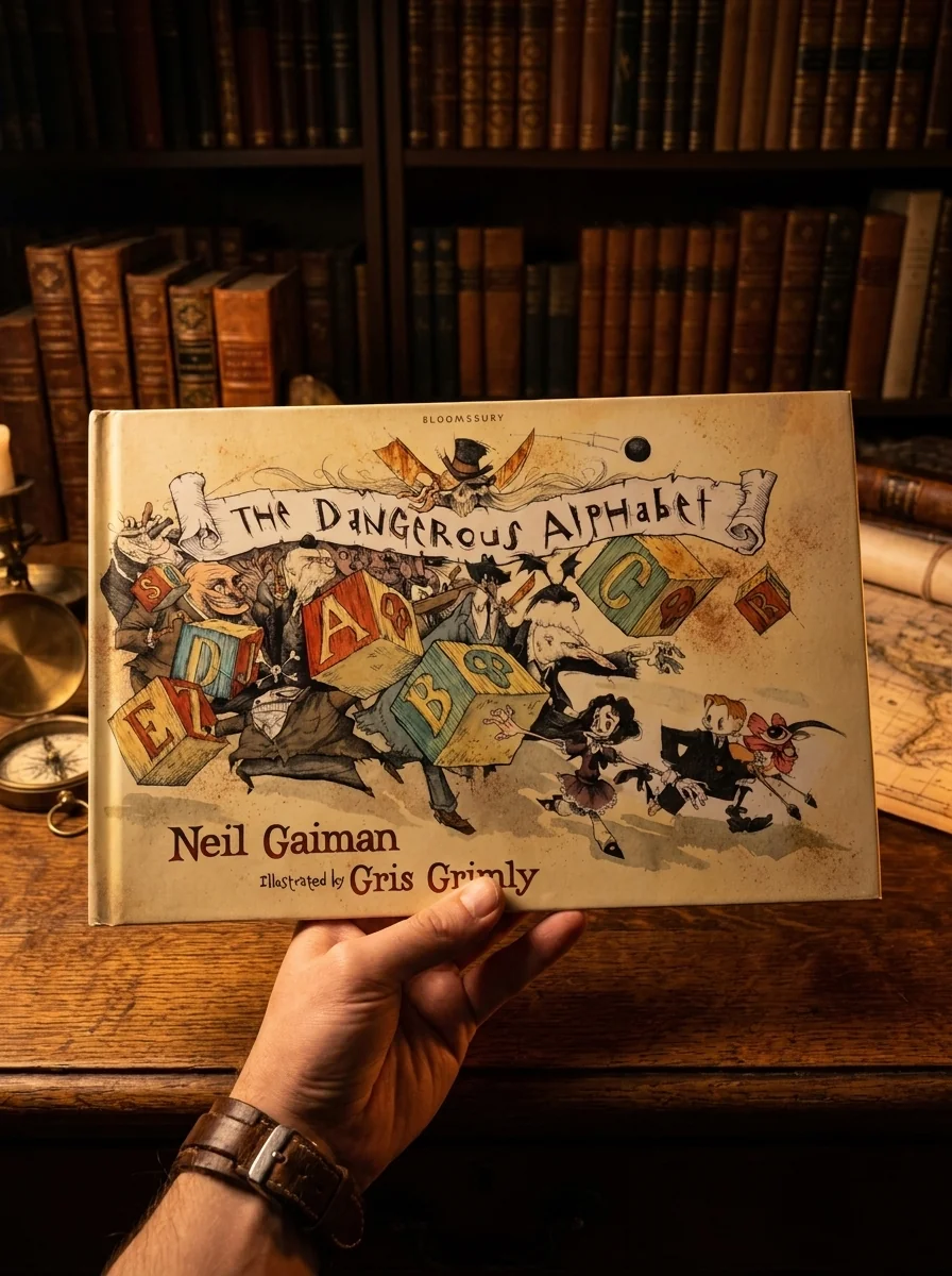 The Dangerous Alphabet — Ніл Ґейман, обкладинка