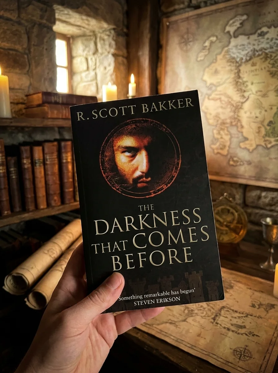 The Darkness That Comes Before — Скотт Баккер, обкладинка