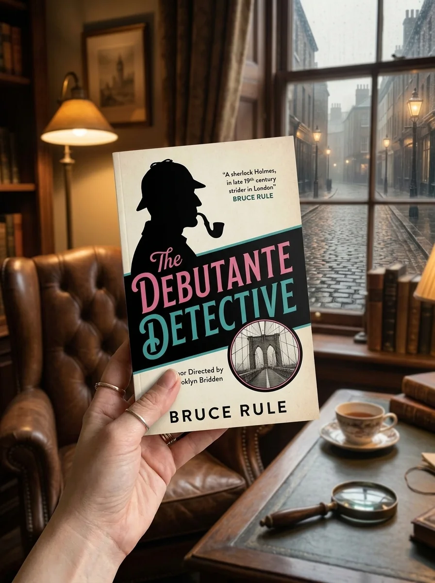 The Debutante Detective — Брюс Рул, обкладинка