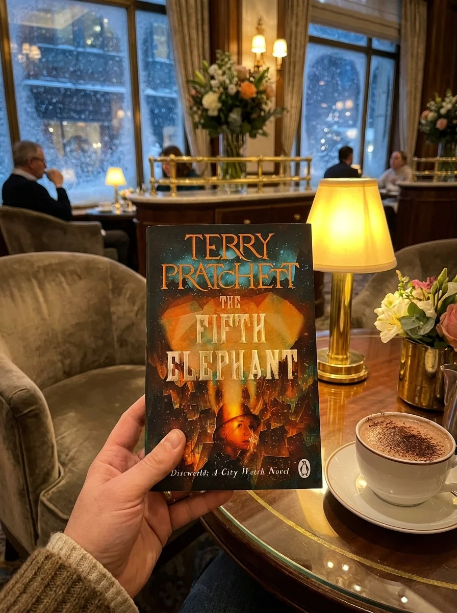 The Fifth Elephant — Террі Пратчетт, обкладинка