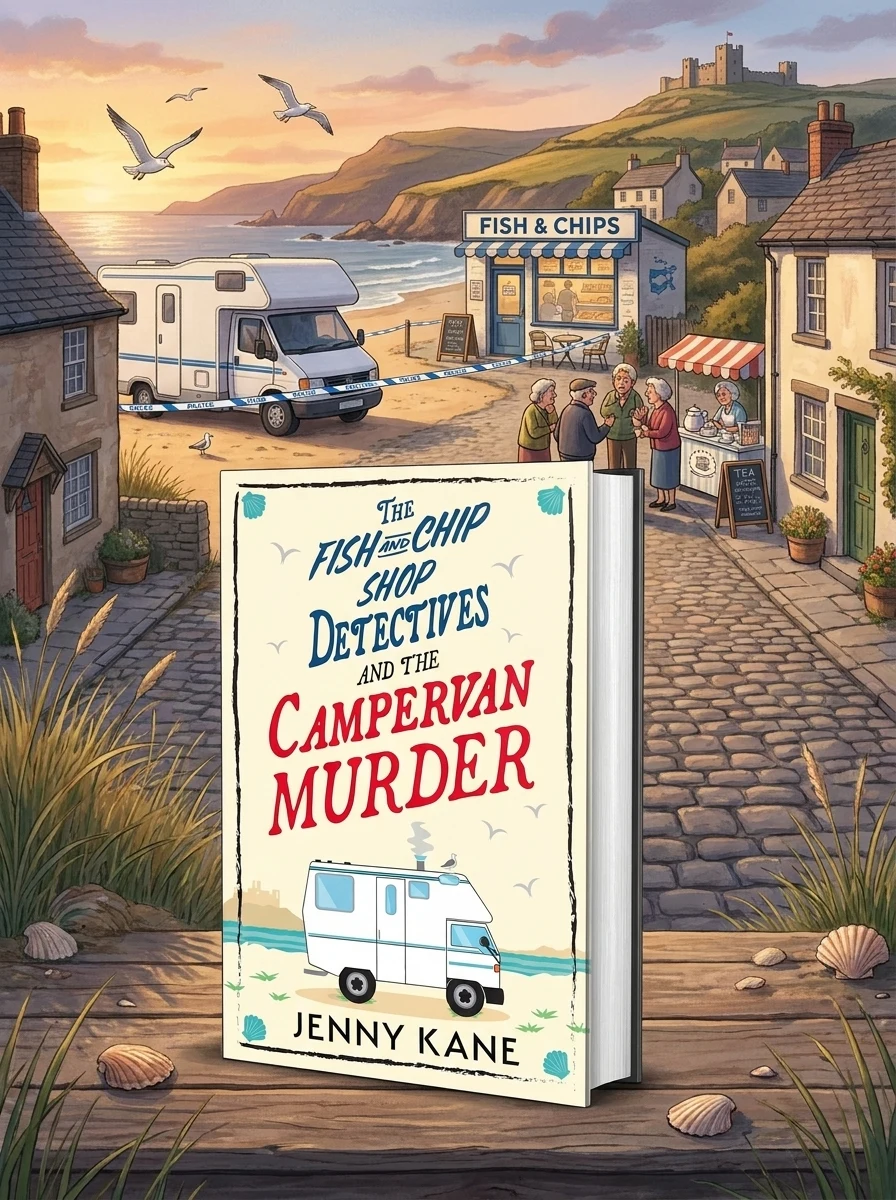The Fish and Chip Shop Detectives and the Campervan Murder — Jenny Kane, обкладинка