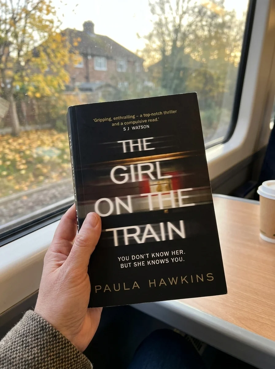 The Girl on the Train — Пола Гоукінз, обкладинка