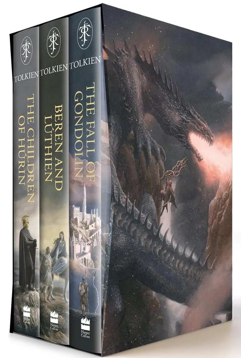 The Great Tales of Middle-earth Boxed Set: The Children of Húrin, Beren and Lúthien & The Fall of Gondolin — Джон Р. Р. Толкін, фото 4
