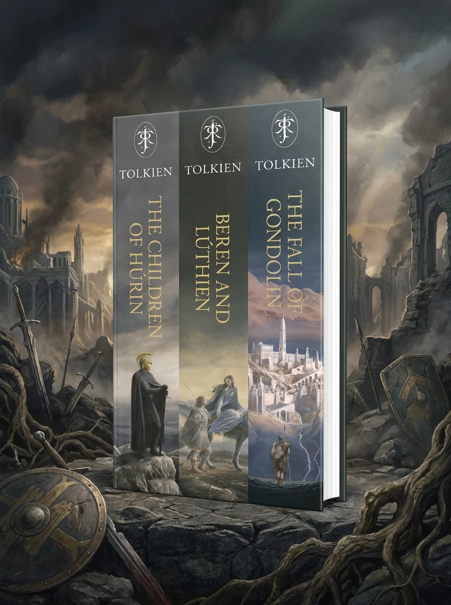 The Great Tales of Middle-earth Boxed Set: The Children of Húrin, Beren and Lúthien & The Fall of Gondolin