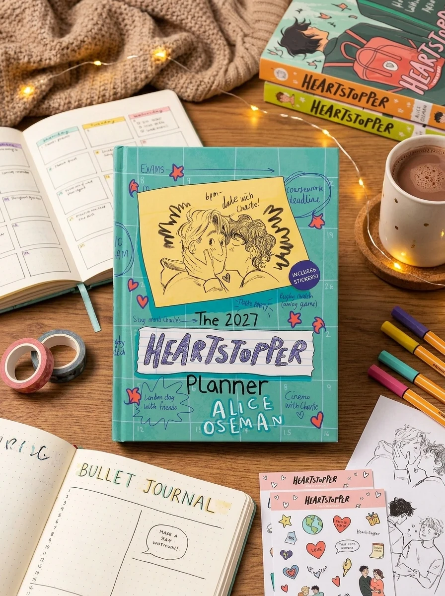 The Heartstopper Planner 2027. With art by Alice Oseman, and bonus stickers! — Комікси та манґи