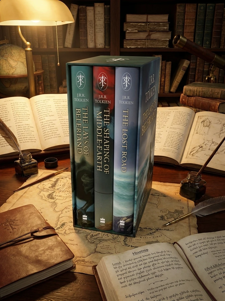 The History Of Middle-earth 2: The Lays of Beleriand. The Shaping of Middle-earth. The Lost Road (Boxed Set Edition)