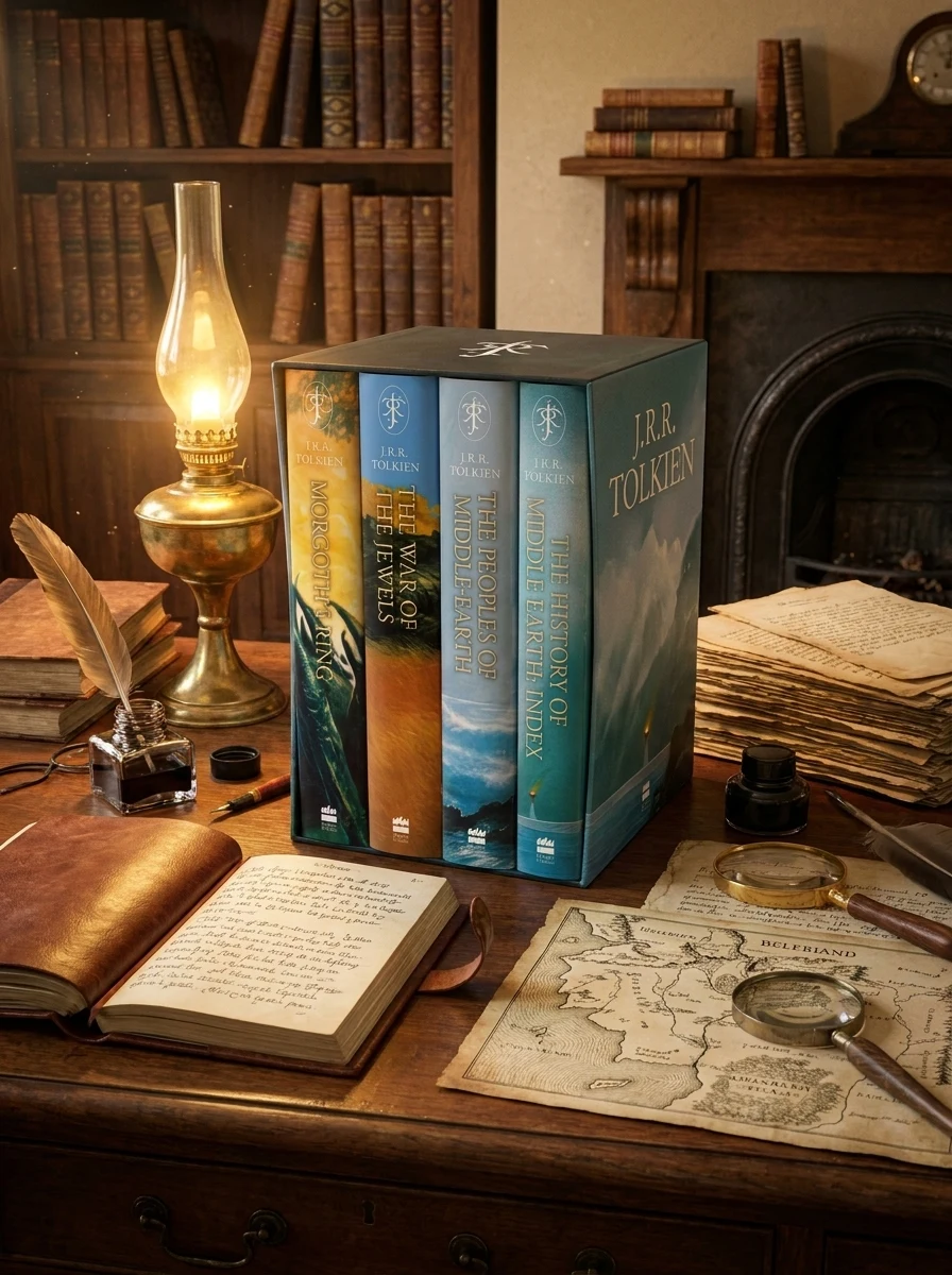 The History of Middle-Earth. Boxed Set 4. Morgoth's Ring, The War of the Jewels, The Peoples of Middle-earth & Index — фото 2