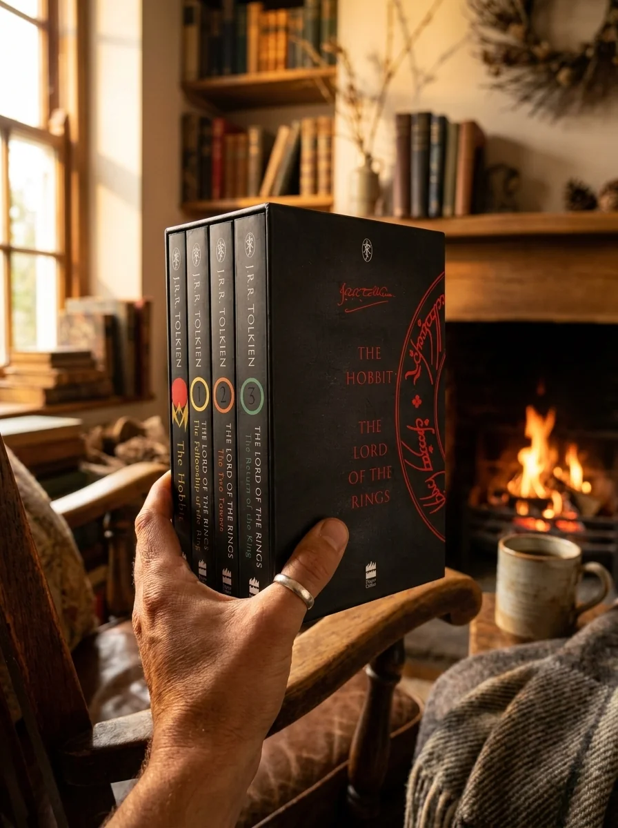 The Hobbit & The Lord of the Rings (Boxed Set) — Джон Р. Р. Толкін, обкладинка
