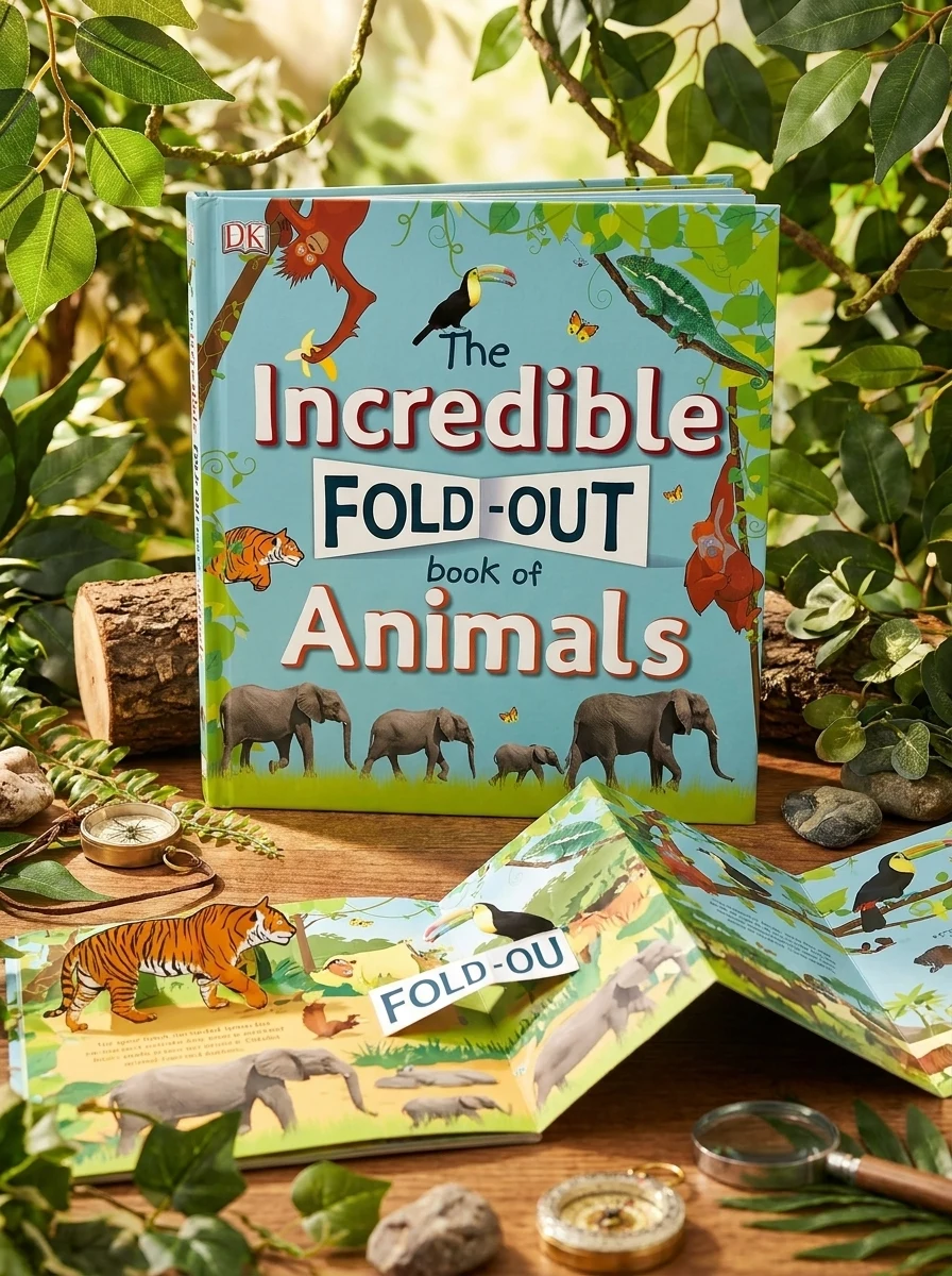 The Incredible Fold-Out Book of Animals, фото 2