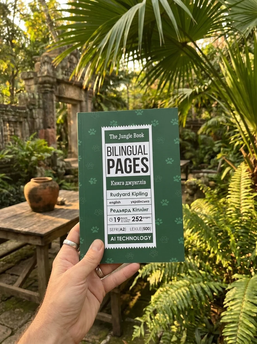 The Jungle Book / Книга джунглів — Редьярд Кіплінґ, обкладинка