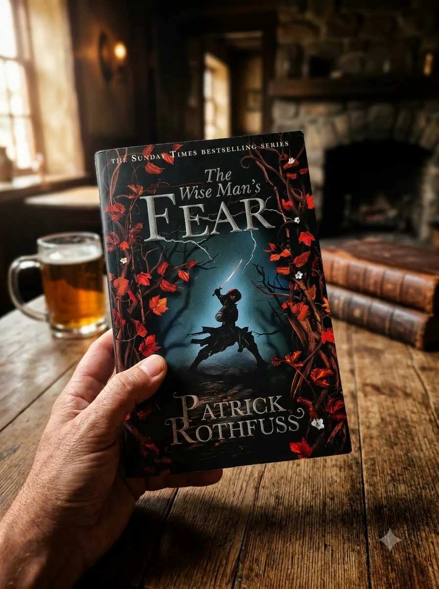 The Wise Man's Fear. The Kingkiller Chronicle Book 2 — Патрік Ротфусс, обкладинка
