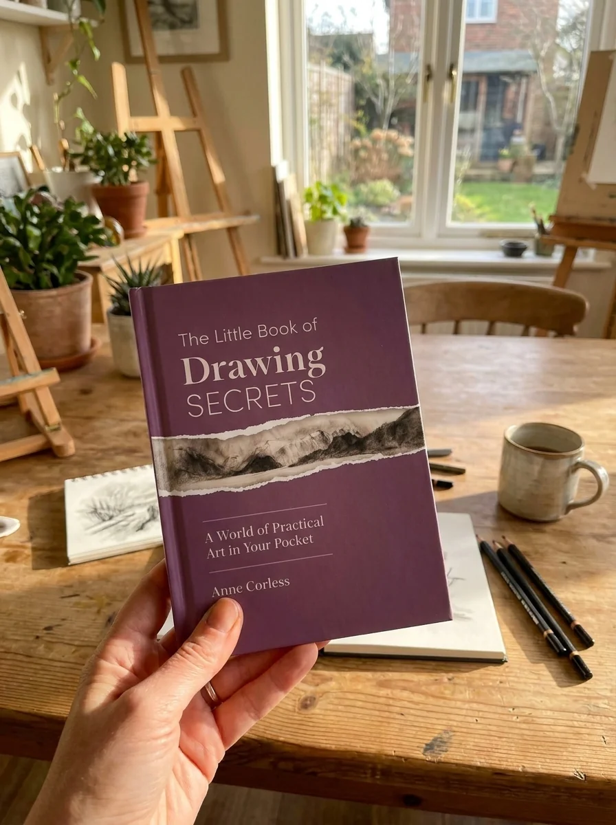 The Little Book of Drawing Secrets. A World of Practical Art in Your Pocket — Енн Корлесс, обкладинка