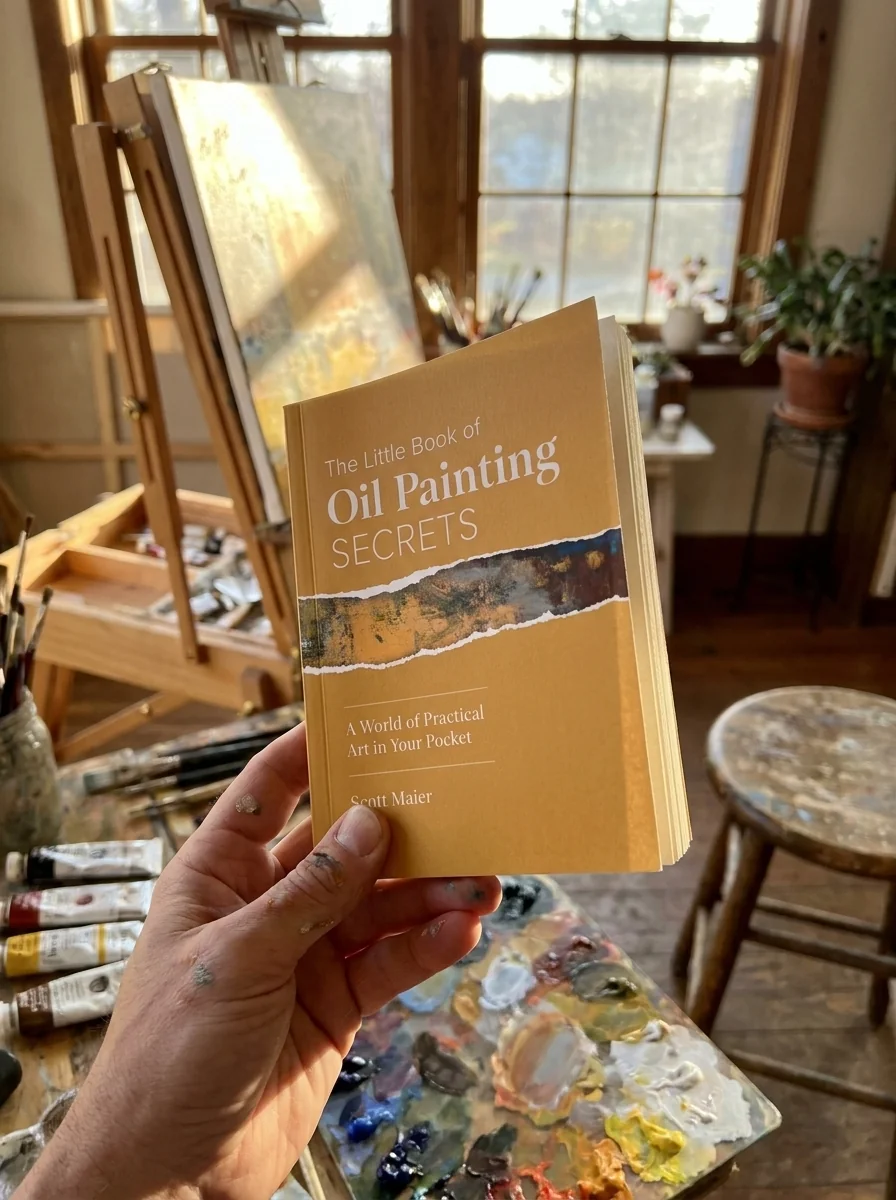 The Little Book of Oil Painting Secrets. A World of Practical Art in Your Pocket — Скотт Майєр, обкладинка