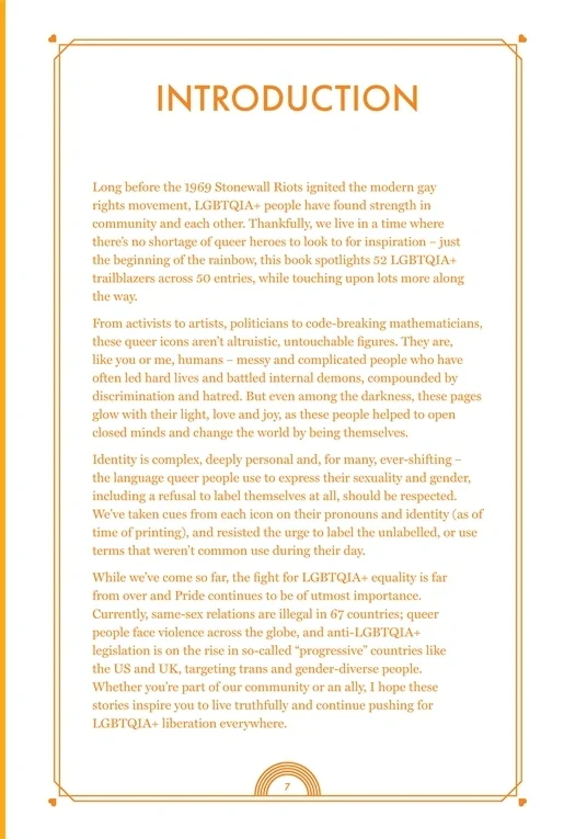 The Little Book of Pride Heroes. Icons of the LGBTQIA+ community