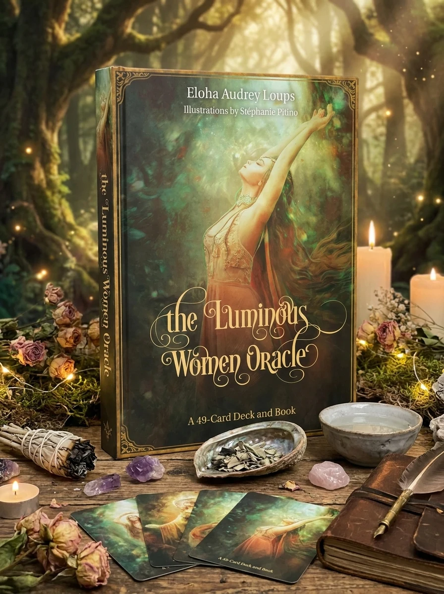 The Luminous Women Oracle: A 49-Card Deck and Book, обкладинка
