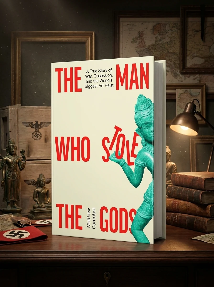 The Man Who Stole the Gods. A True Story of War, Obsession, and the World's Biggest Art Heist — Метью Кемпбелл, обкладинка