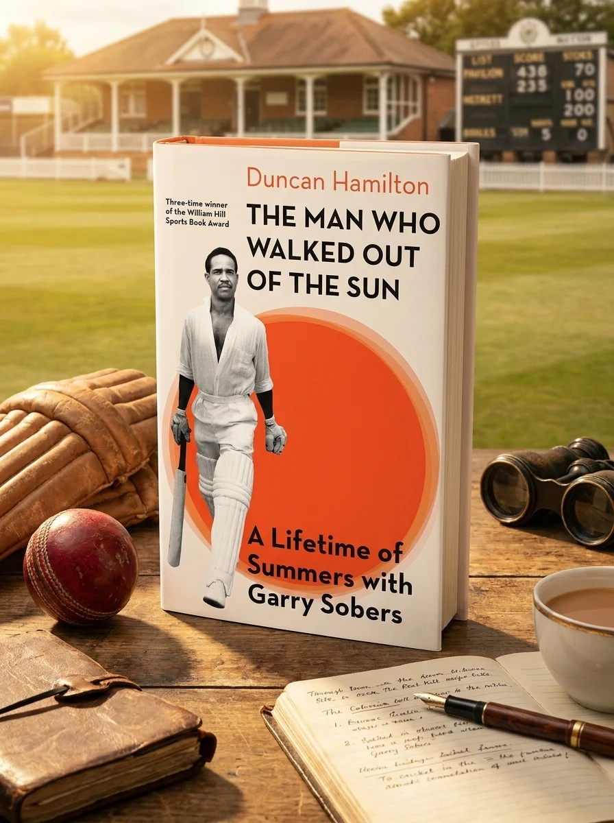 The Man Who Walked Out of the Sun. A Lifetime of Summers With Garry Sobers — Данкан Гамільтон, обкладинка