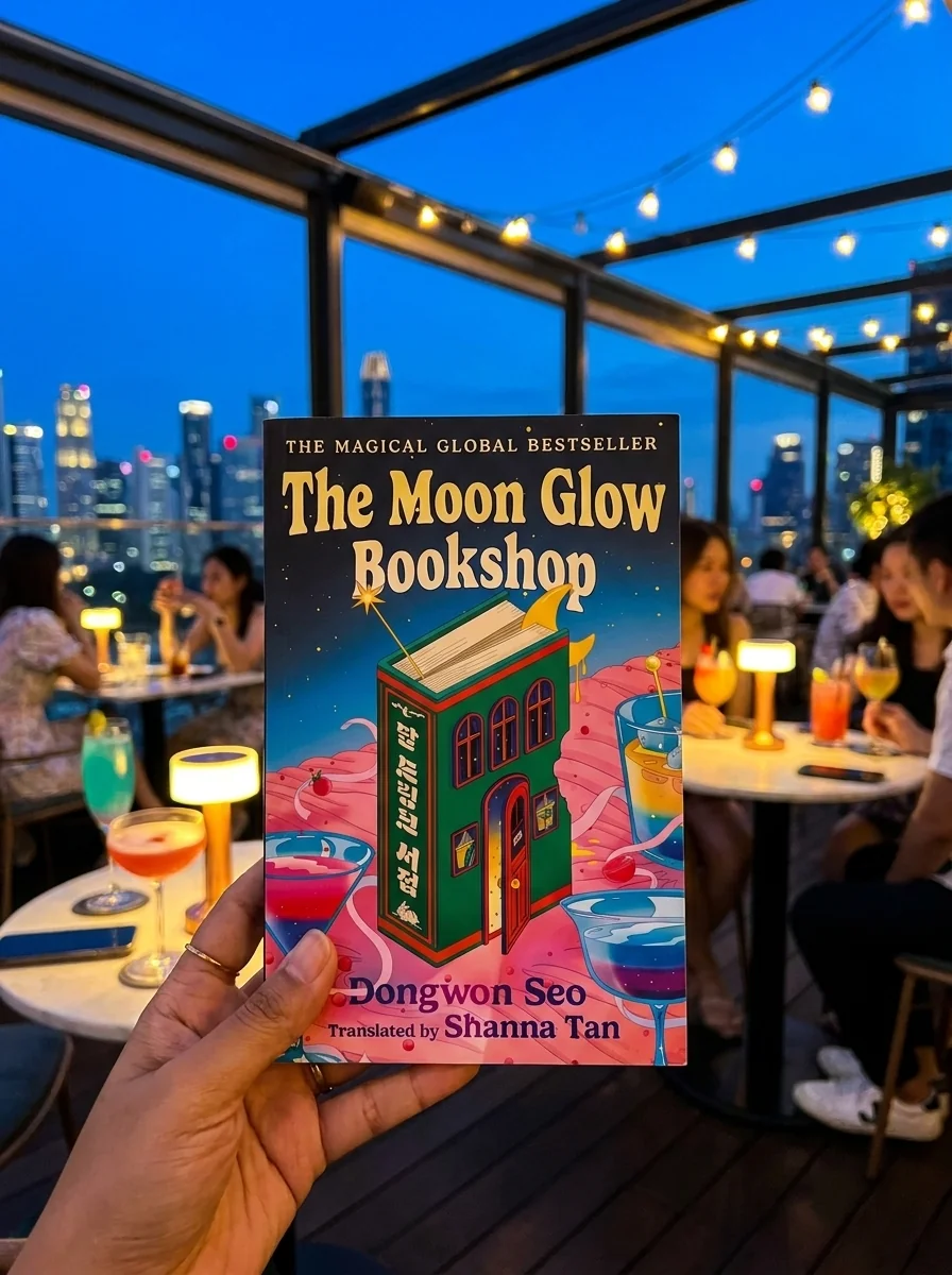 The Moon Glow Bookshop — Dongwon Seo, обкладинка