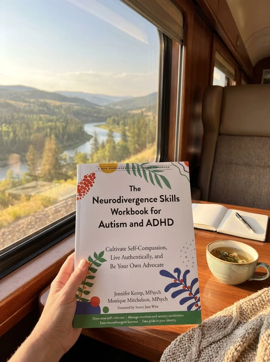 The Neurodivergence Skills Workbook for Autism and ADHD — Monique Mitchelson, обкладинка