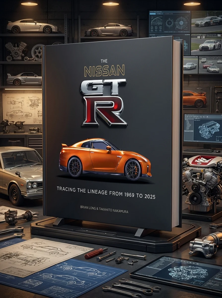 The Nissan Gt-R: Tracing the Lineage from 1969 to 2025 — Браян Лонг, обкладинка