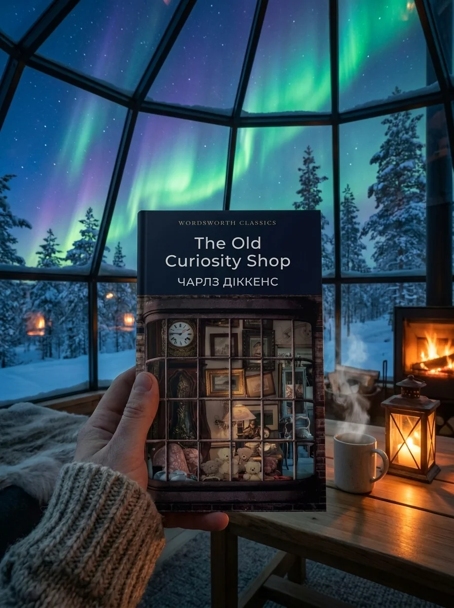 The Old Curiosity Shop — Чарлз Діккенс, обкладинка