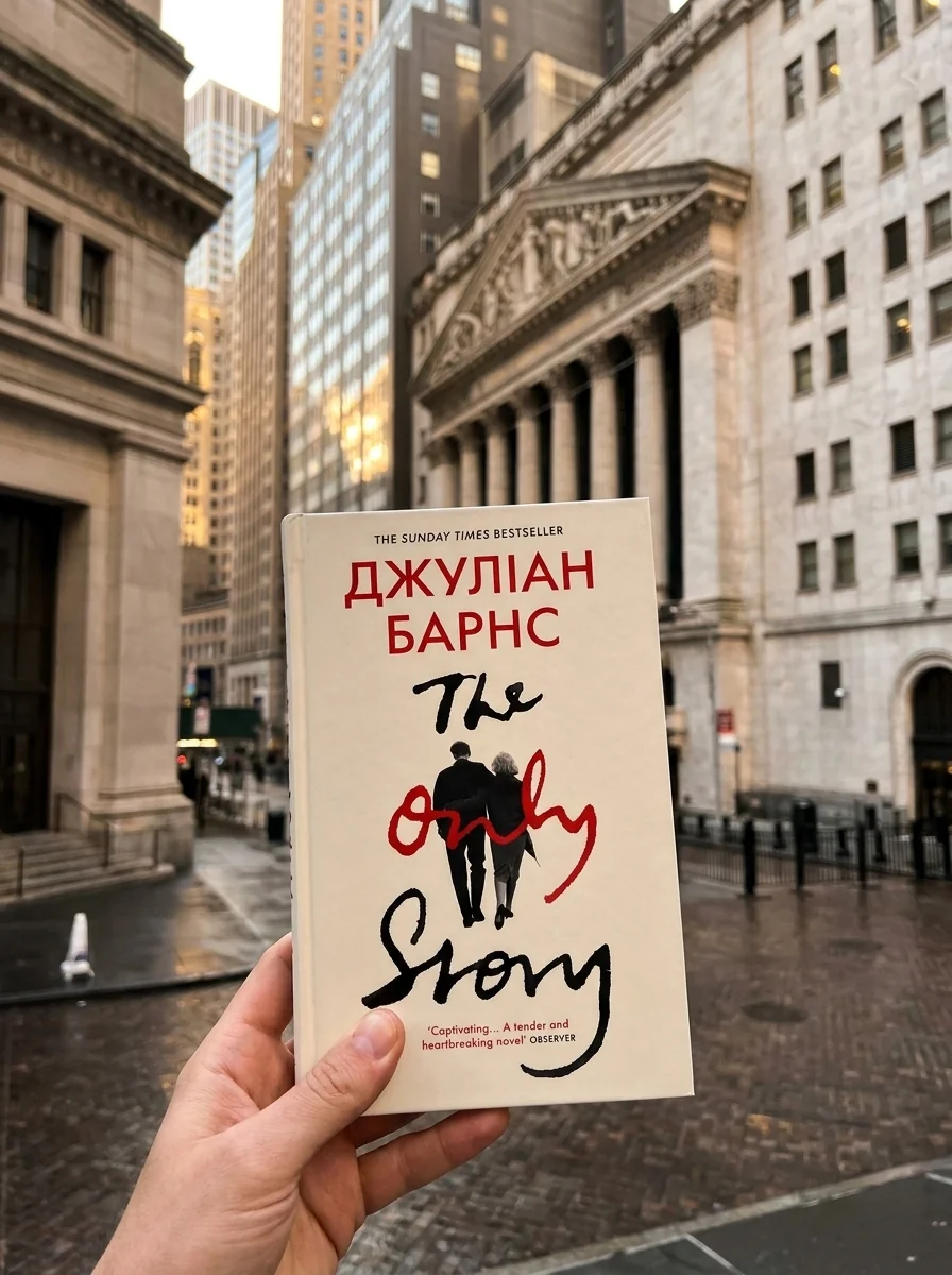 The Only Story — Джуліан Барнс, обкладинка