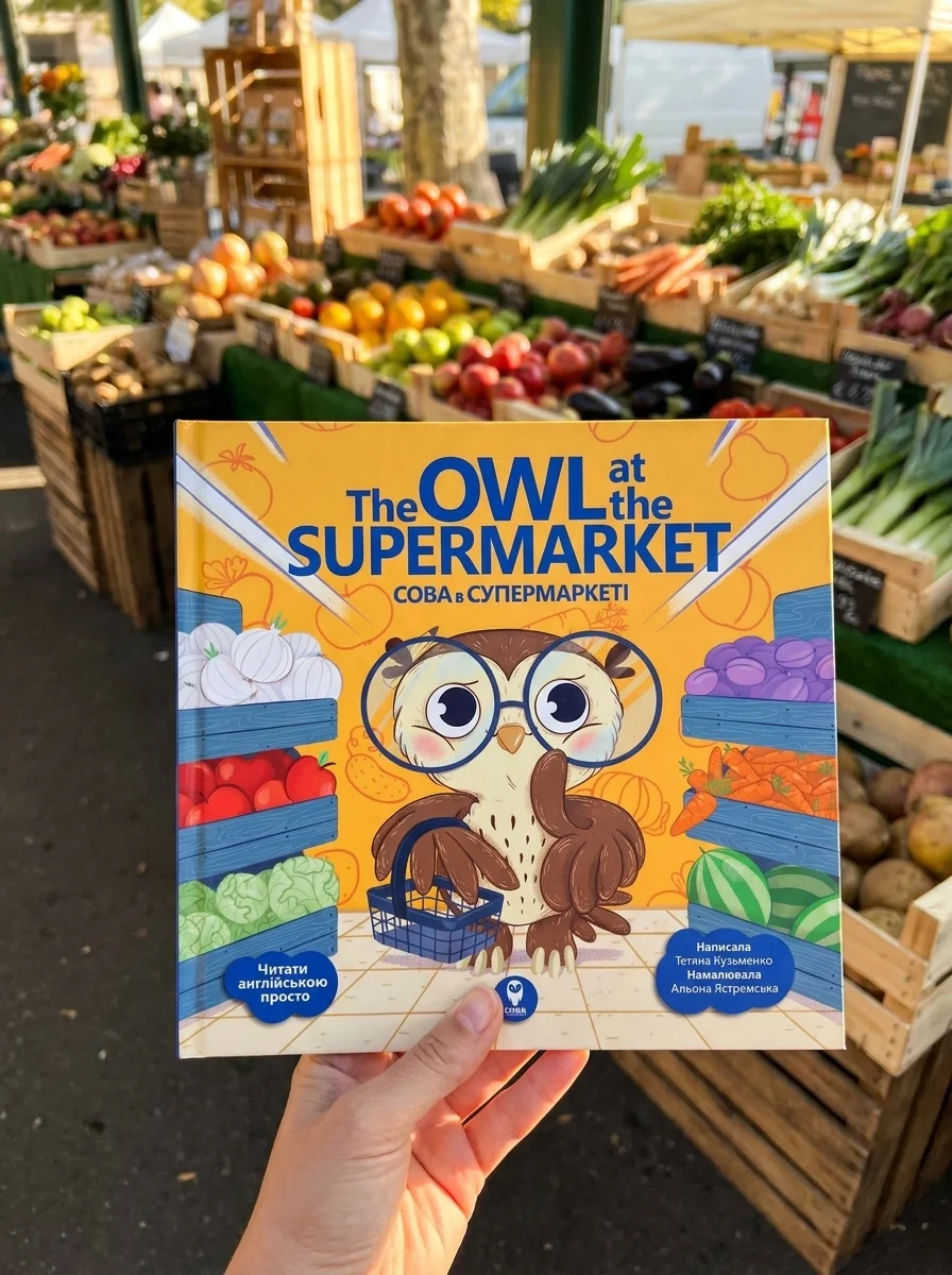 The Owl at the Supermarket. Сова в супермаркеті — Розвивальні книги
