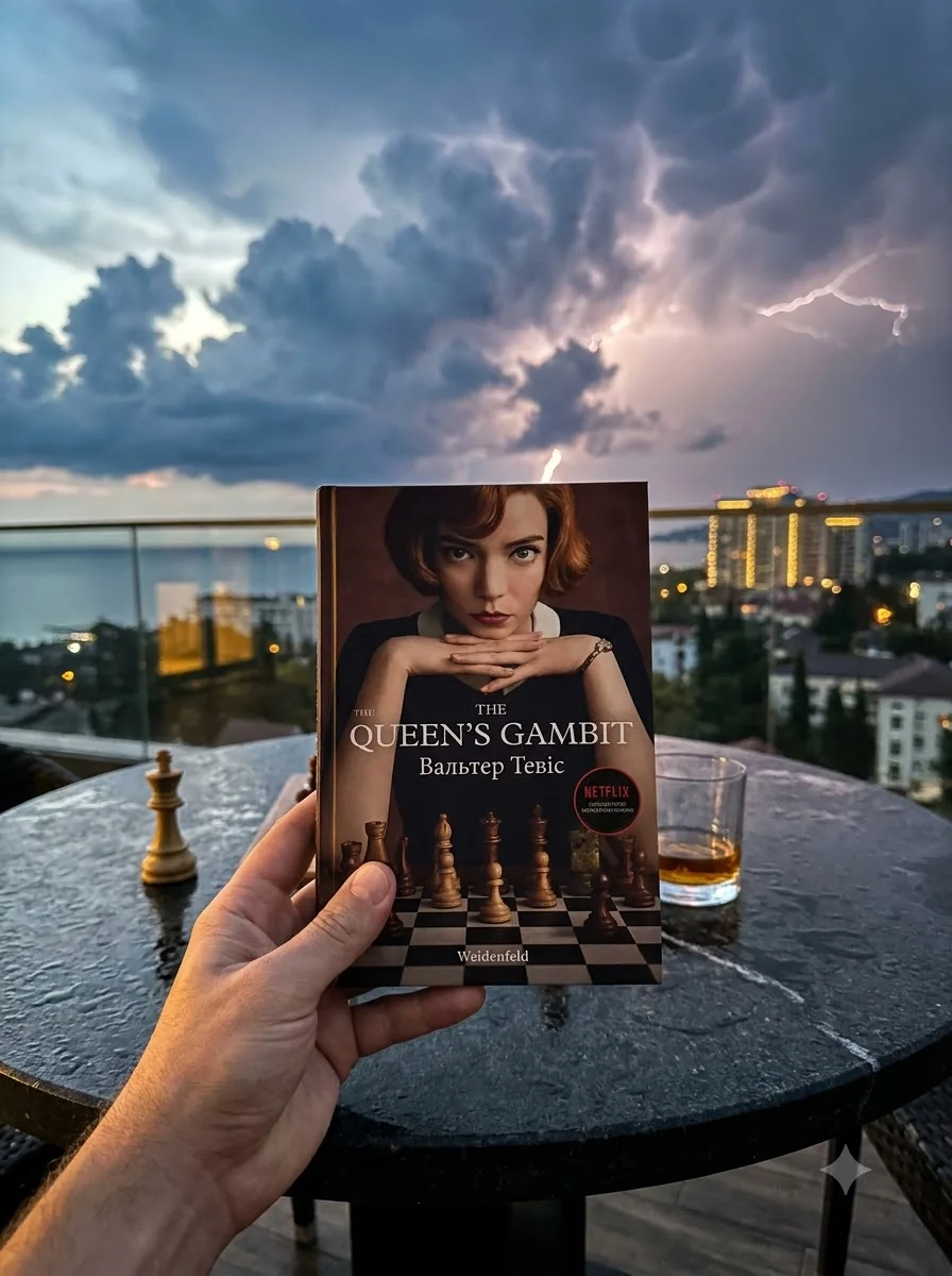 The Queen's Gambit — Вальтер Тевіс, обкладинка
