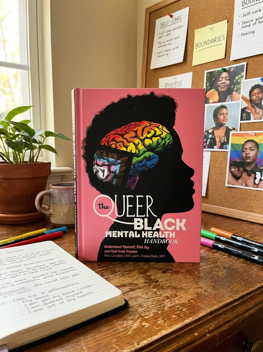 The Queer Black Mental Health Handbook: Understand Yourself, Find Joy, and Heal from Trauma — Марк Кемпбелл, обкладинка