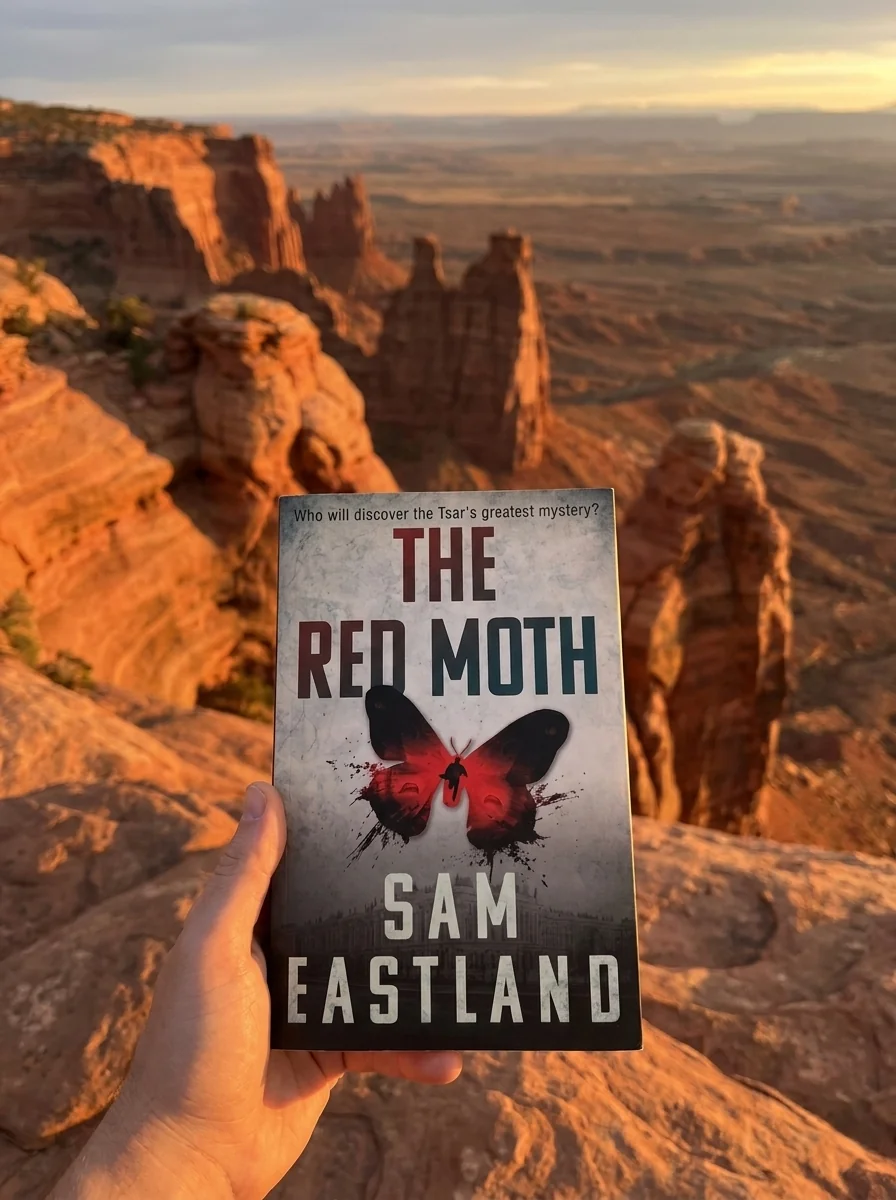 The Red Moth — Сем Істленд, обкладинка