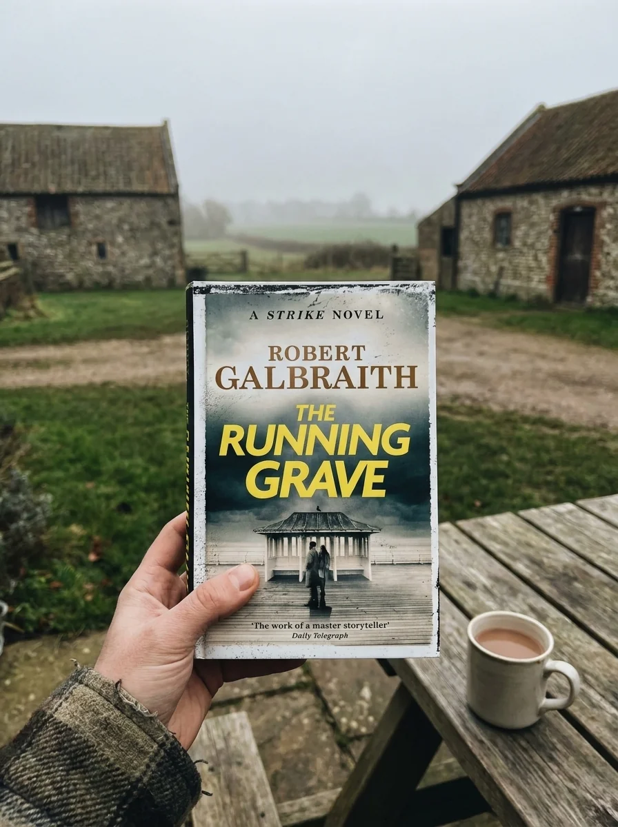 The Running Grave — Роберт Ґалбрейт, обкладинка