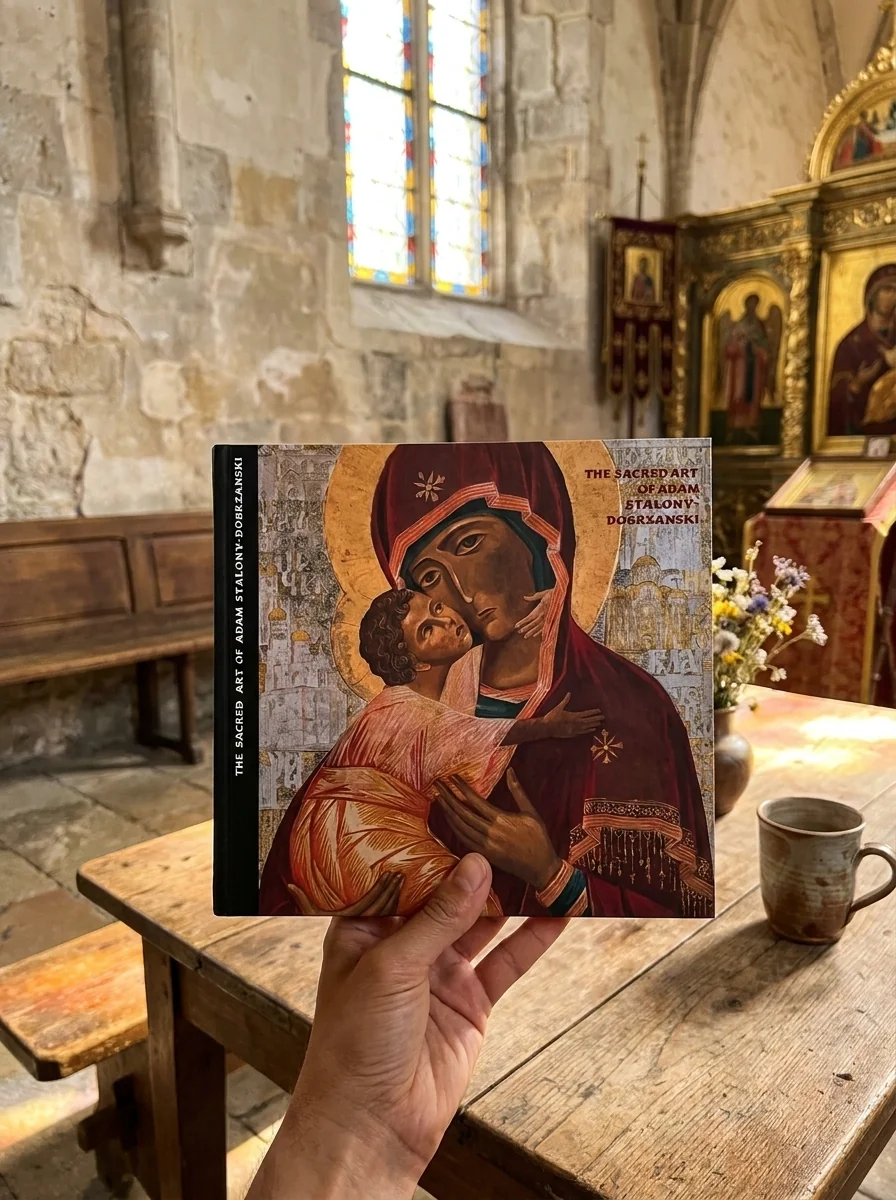 The Sacred Art of Adam Stalony-Dobzanski. Сакральне мистецтво Адама Сталони-Добжанського, обкладинка